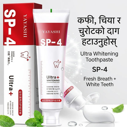 SP 4 Probiotic Whitening Toothpaste - Bright & Healthy Smile