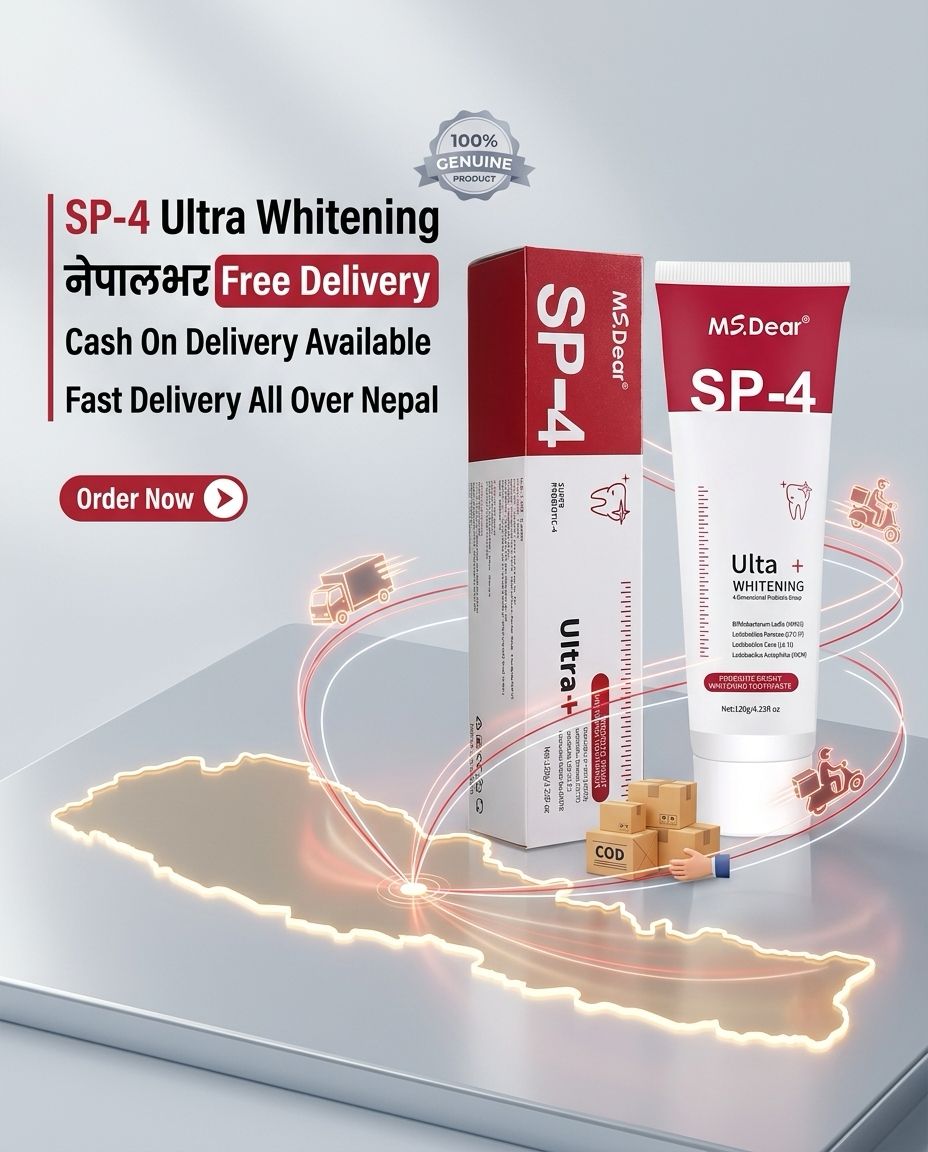 SP 4 Probiotic Whitening Toothpaste - Bright & Healthy Smile