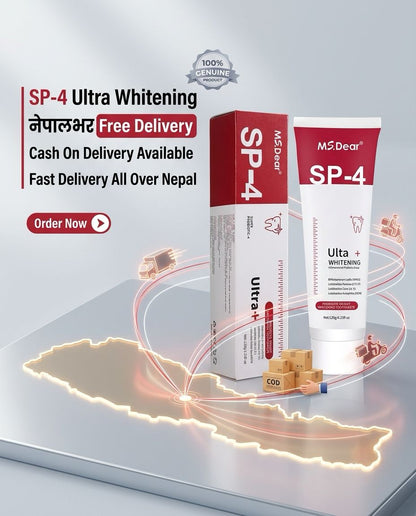 SP 4 Probiotic Whitening Toothpaste - Bright & Healthy Smile