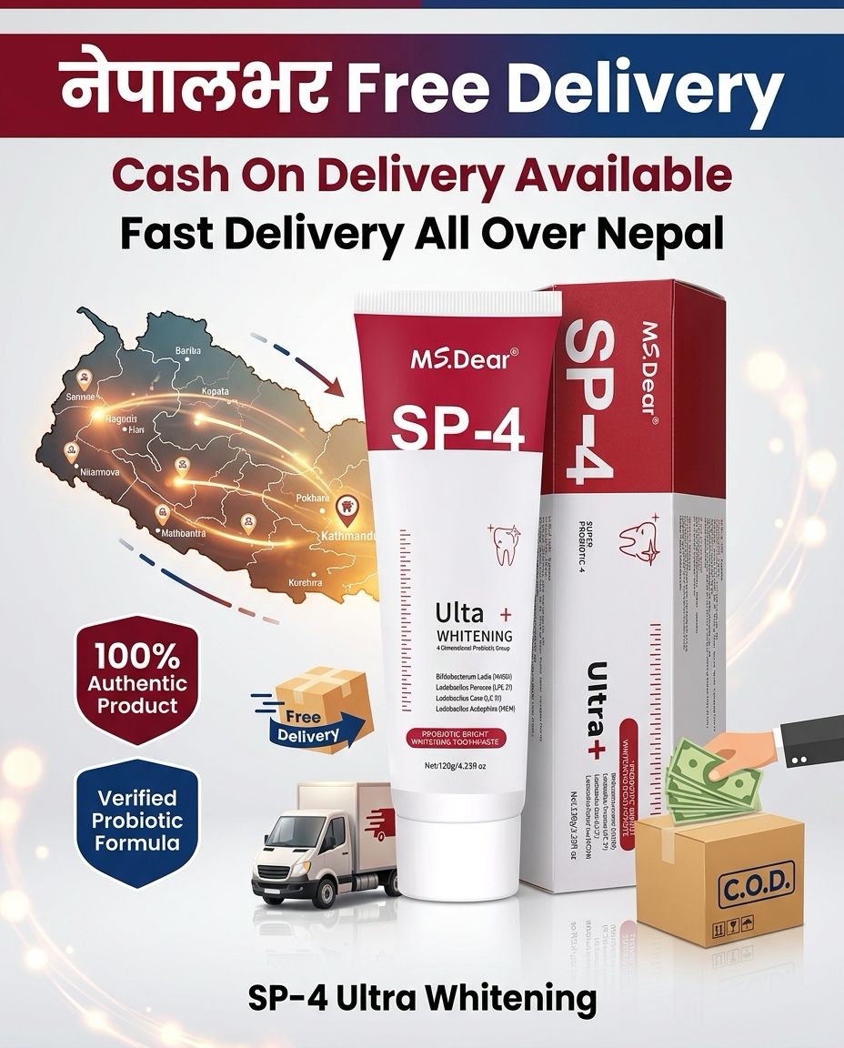 SP 4 Probiotic Whitening Toothpaste - Bright & Healthy Smile