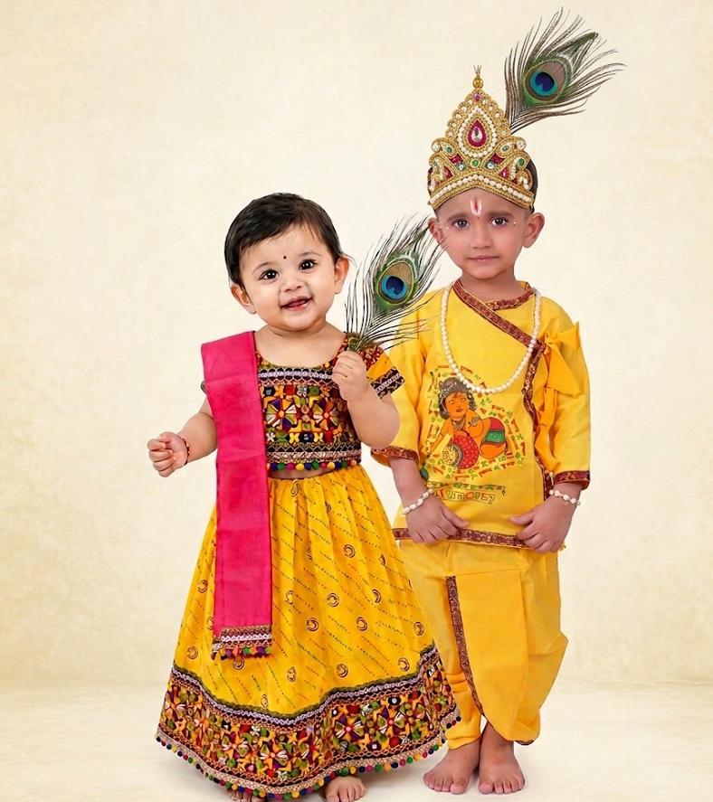 🪈 𝙇𝙞𝙩𝙩𝙡𝙚 𝙆𝙖𝙣𝙝𝙖𝙟𝙞: Royal Janmashtami Special Collection 👑✨