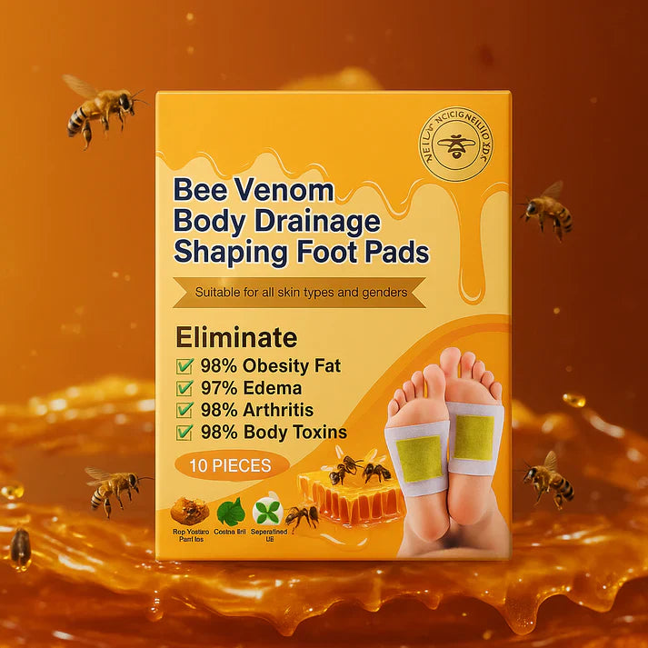 🌿 Bee Venom Foot Patches (Set of 5)